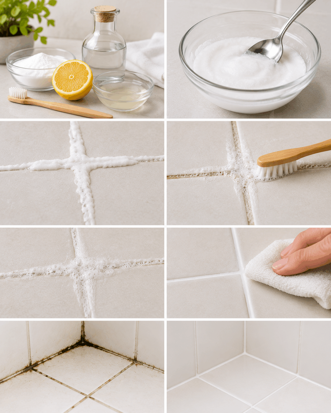 Con este método natural, las juntas del baño vuelven a quedar blancas