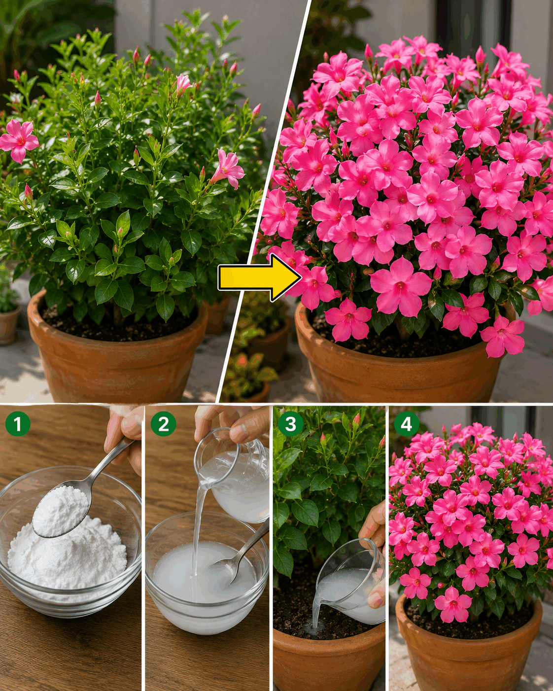 Este sencillo truco duplica la floración: así conseguirás plantas llenas de flores