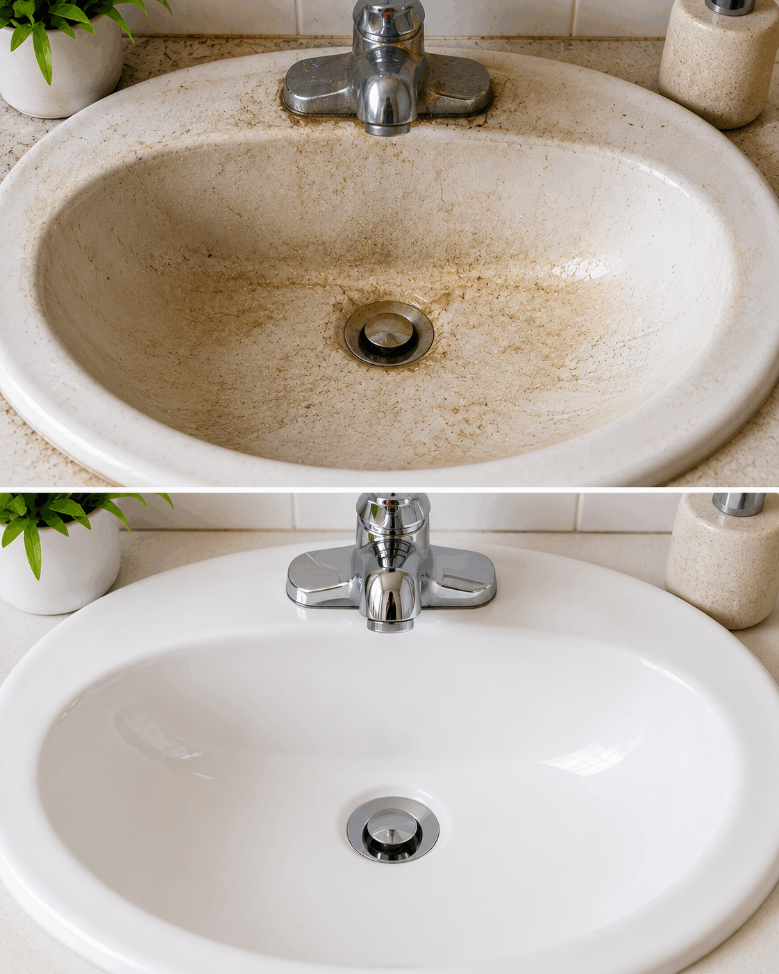 El truco más sencillo para limpiar el lavabo