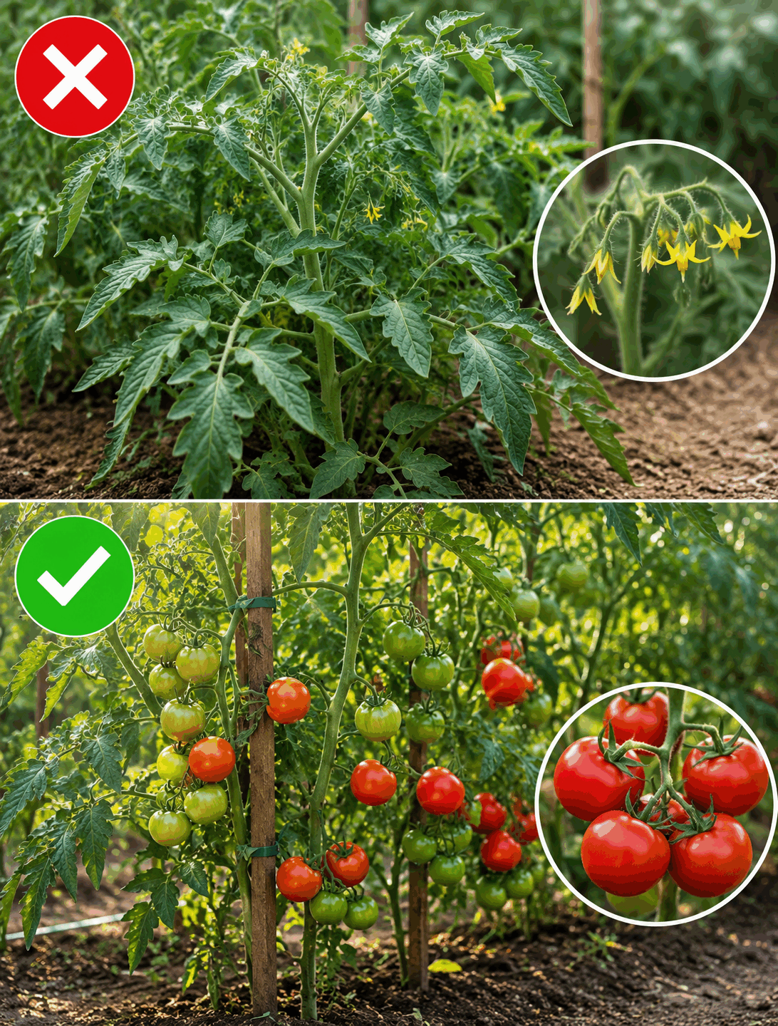 El error que impide que tus tomates den frutos abundantes