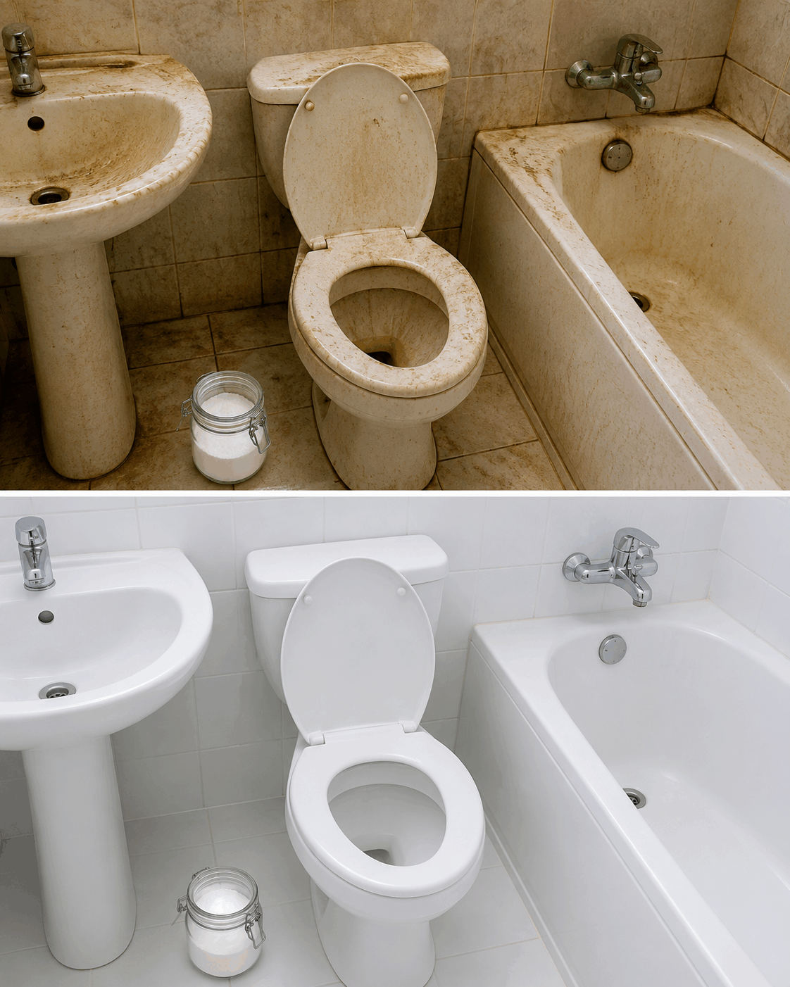 Con un solo ingrediente, tu baño quedará impecable