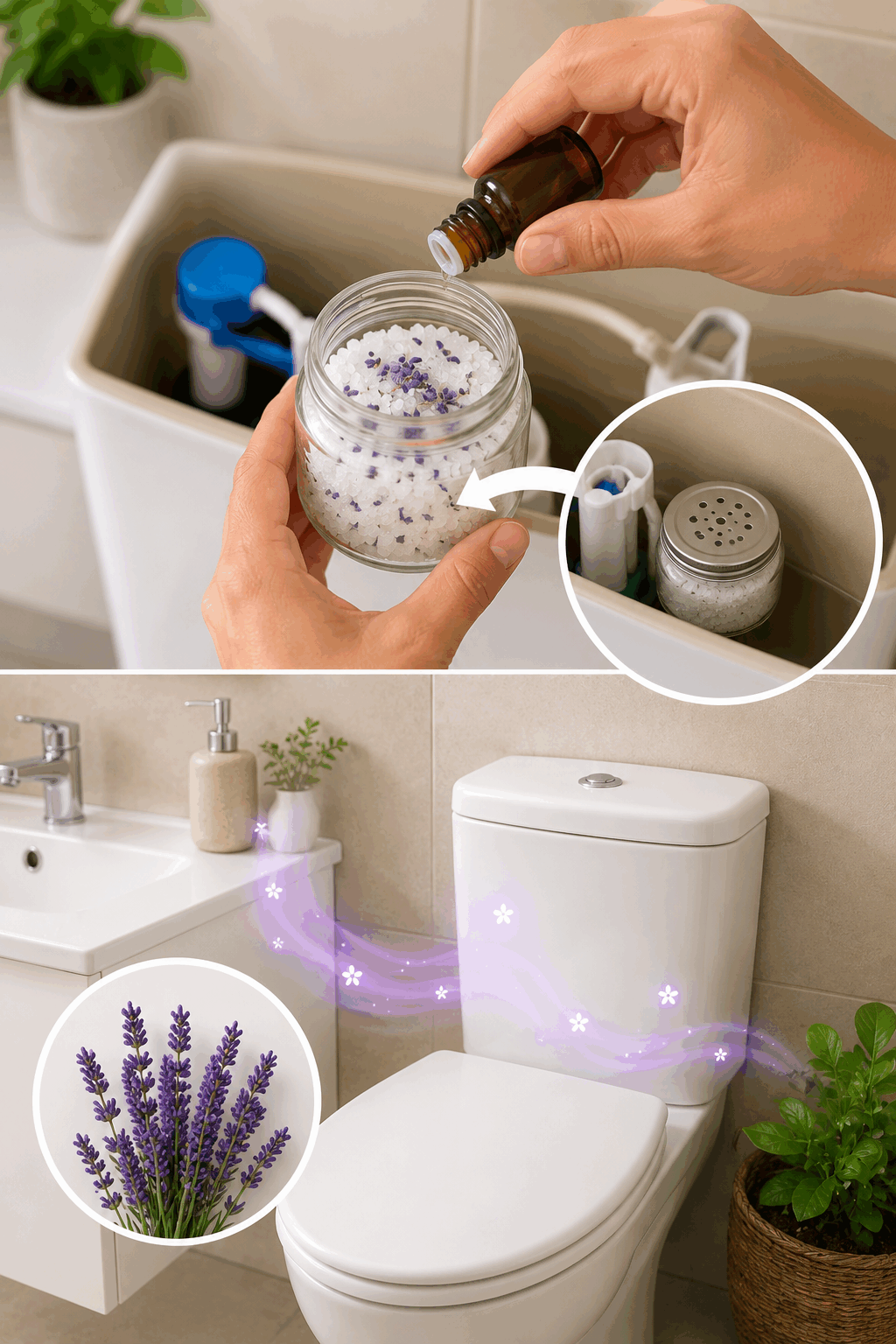 Con este método, el baño siempre huele bien