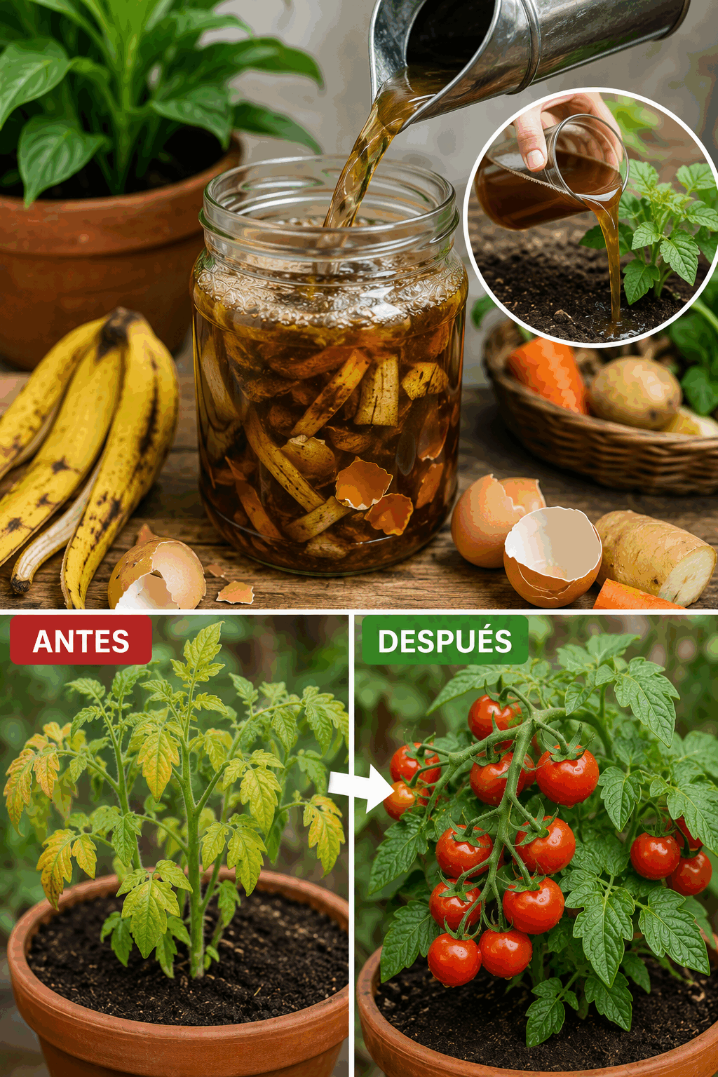 Este remedio casero hace innecesarios los fertilizantes caros
