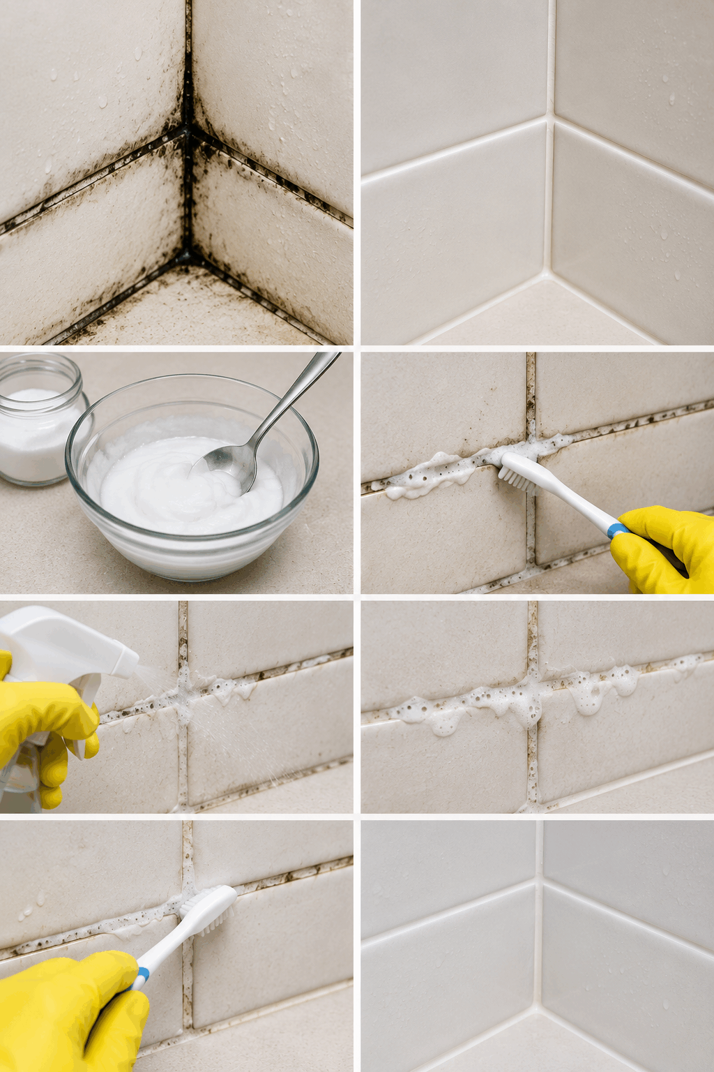 Cómo eliminar el moho de las juntas del baño sin productos agresivos