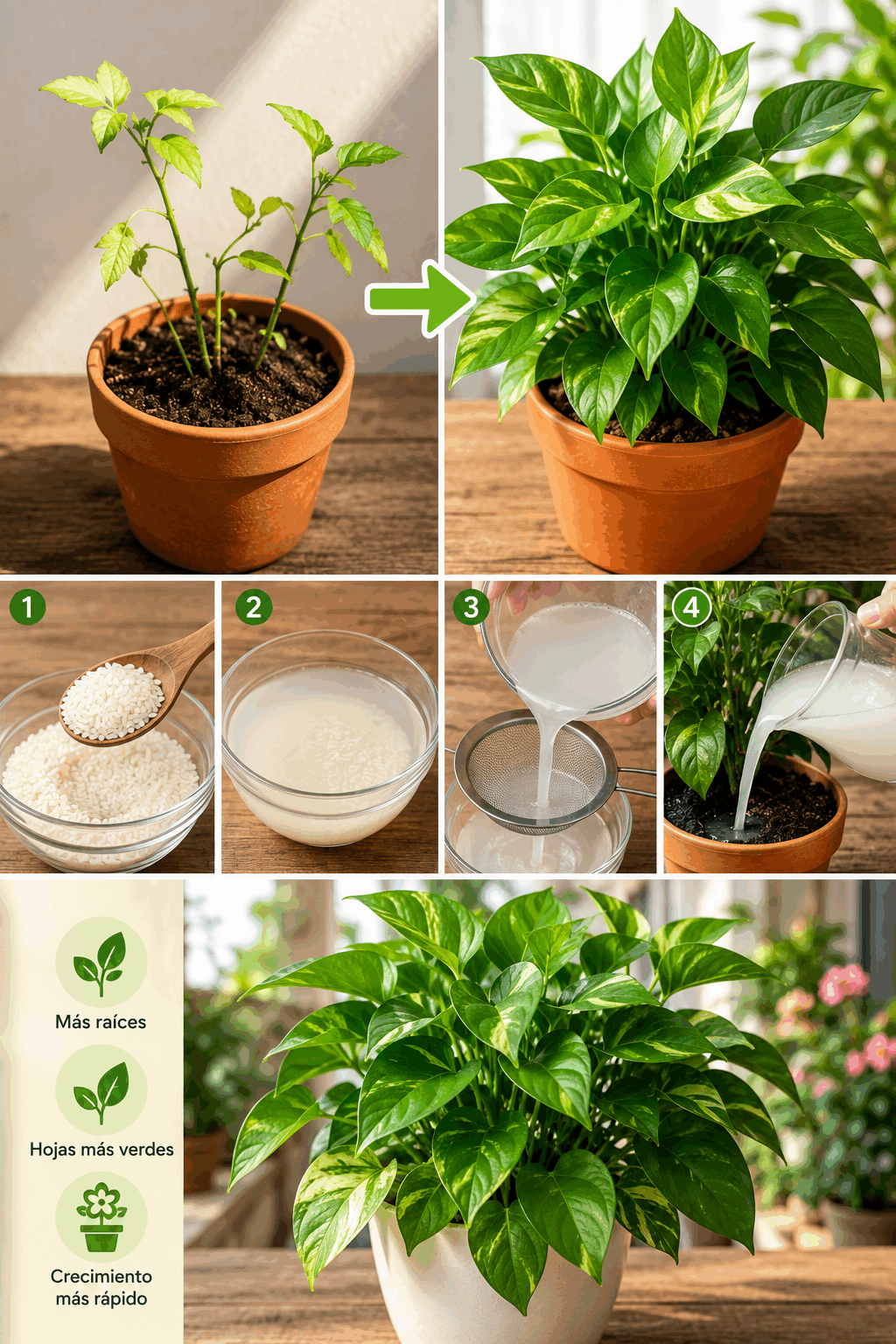 Con este remedio casero, las plantas crecen mucho más rápido