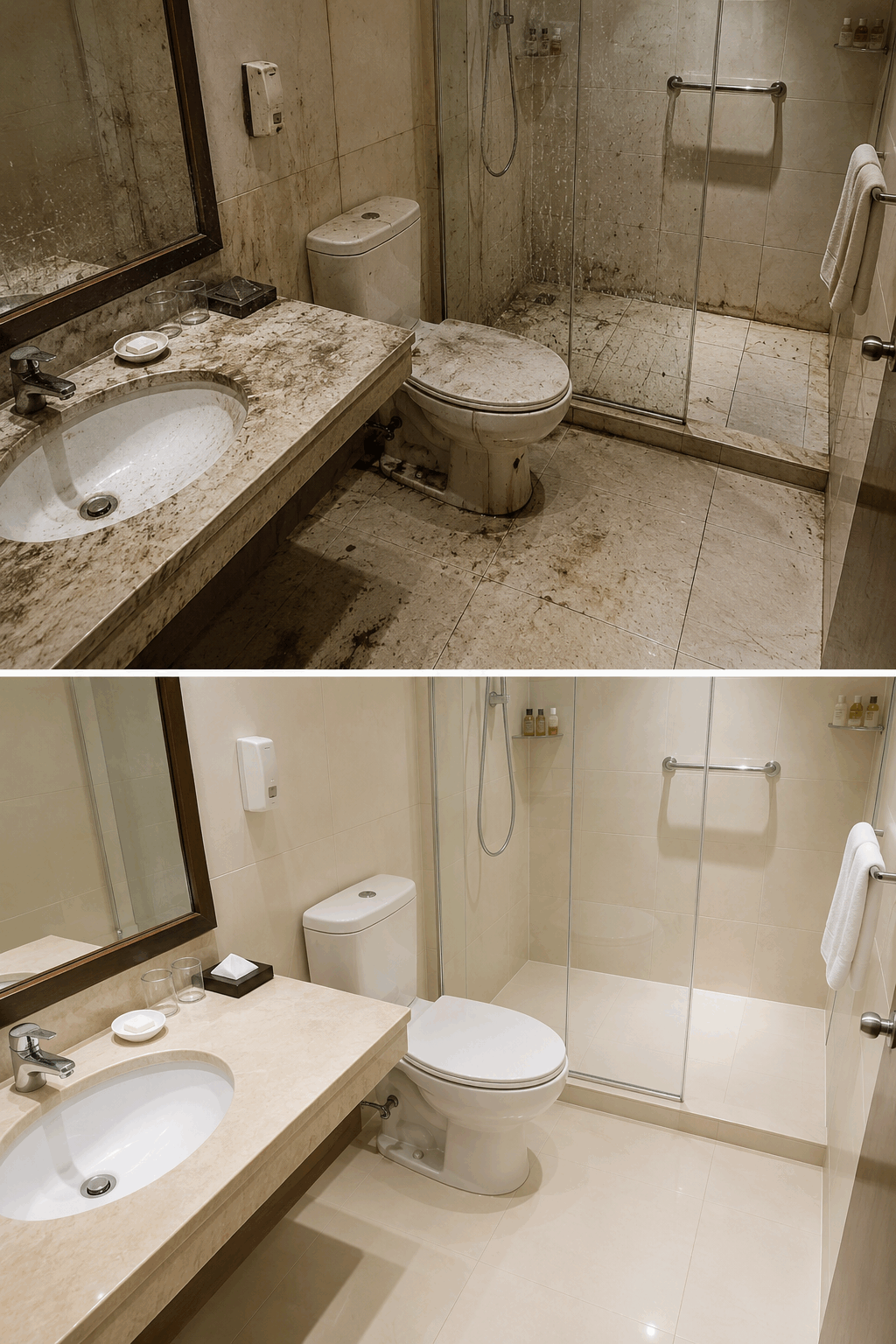 Así consiguen los hoteles que los baños siempre parezcan impecables