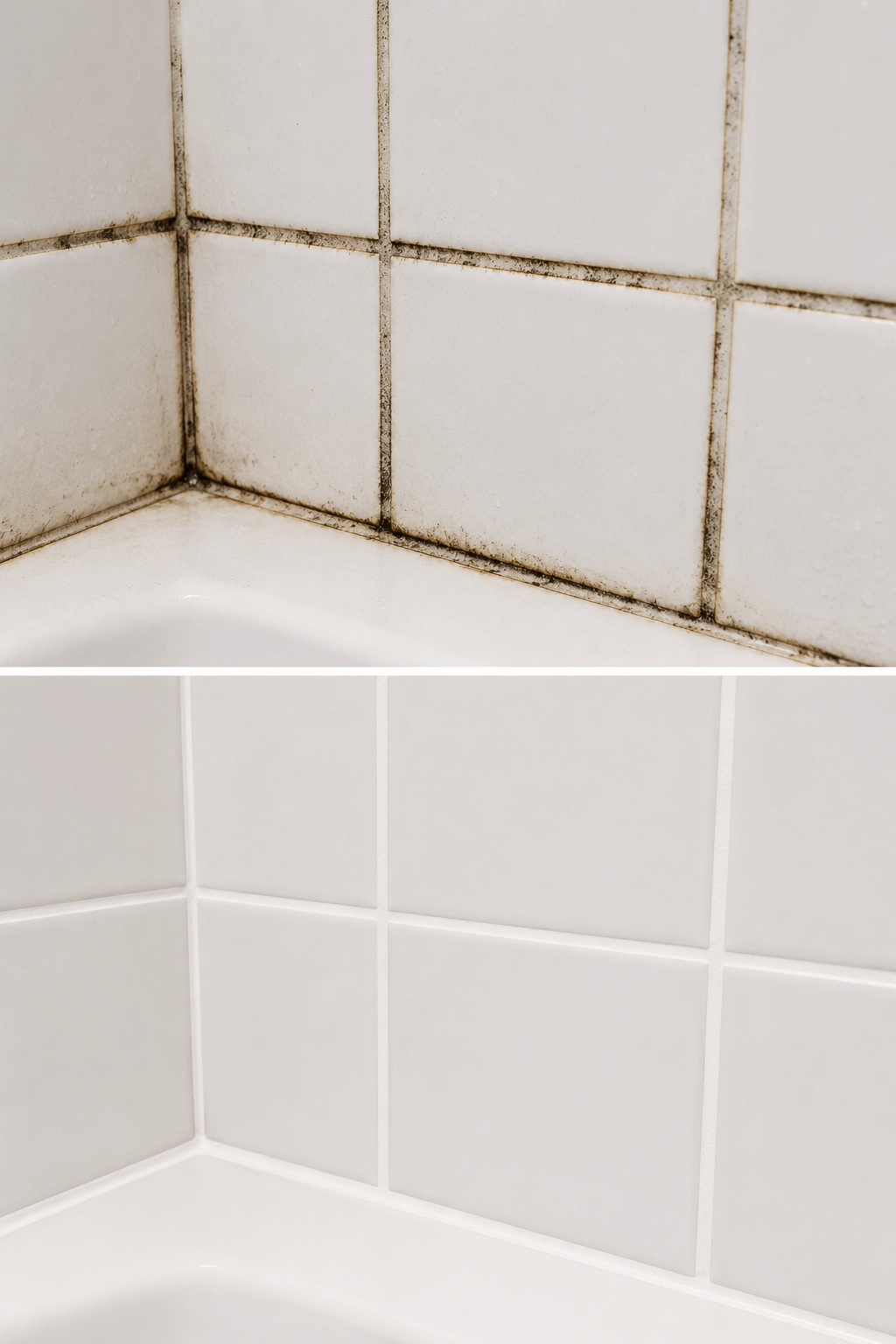 El viejo truco de la abuela para dejar las juntas del baño completamente blancas