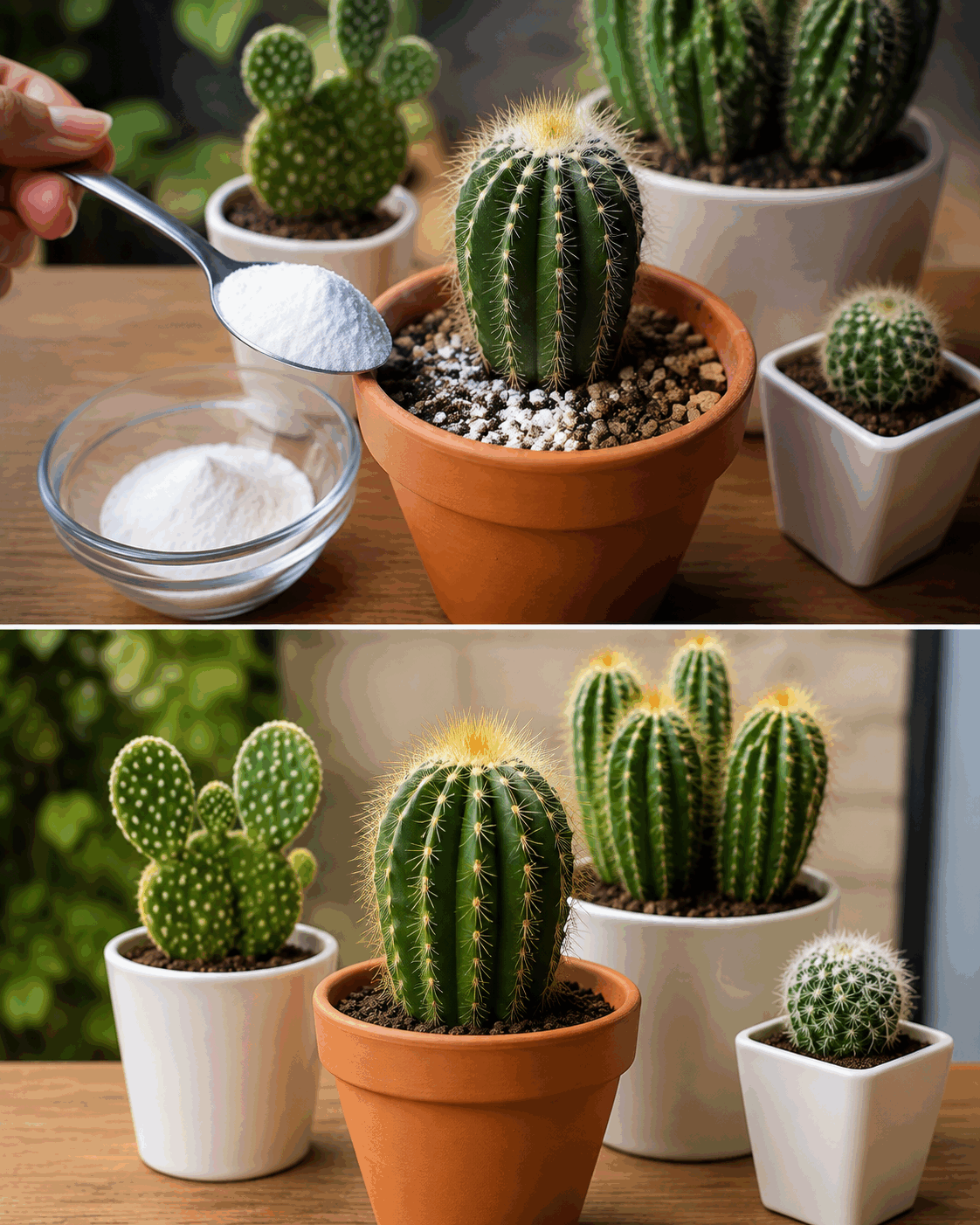 Con este ingrediente común, tus cactus crecerán más sanos y resistentes