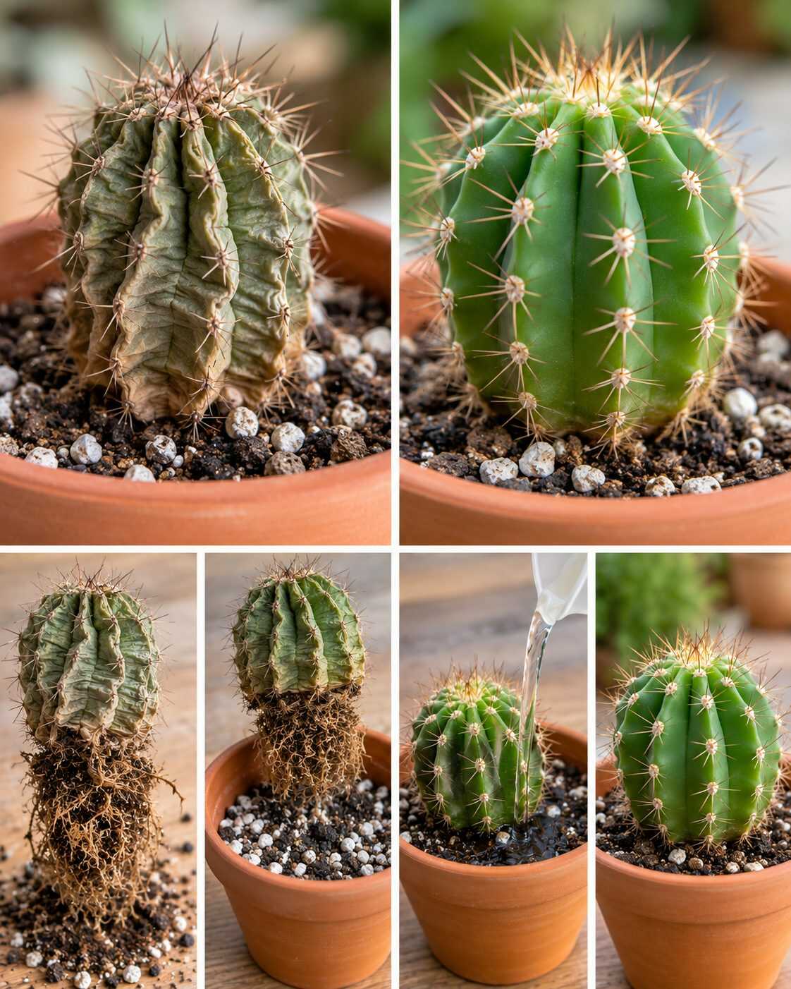 El truco para recuperar un cactus arrugado y saber cuándo realmente necesita agua
