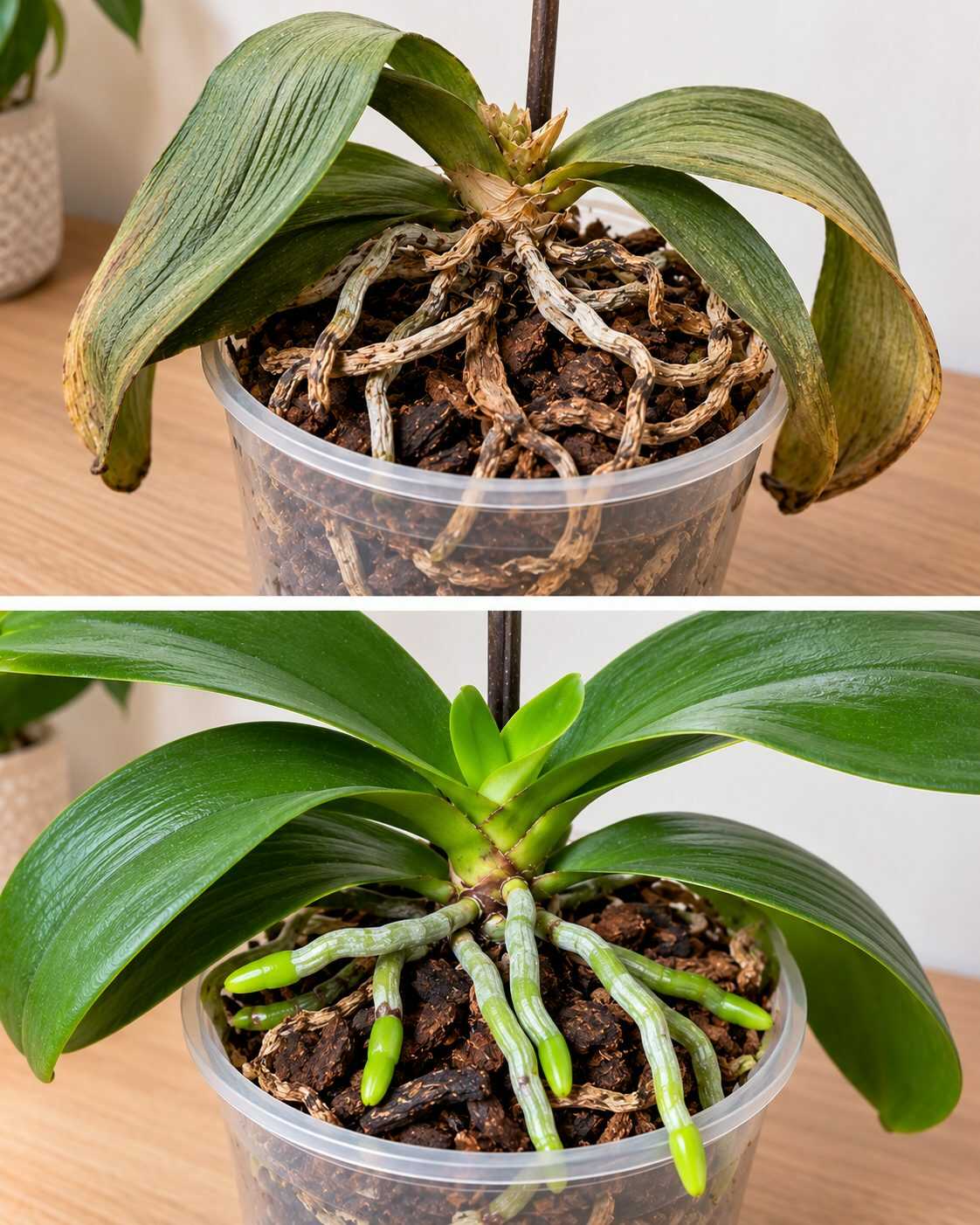 El truco para recuperar una orquídea con raíces secas y conseguir que vuelva a crecer con fuerza